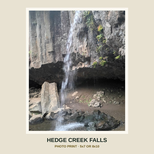 Hedge Creek Falls photo print